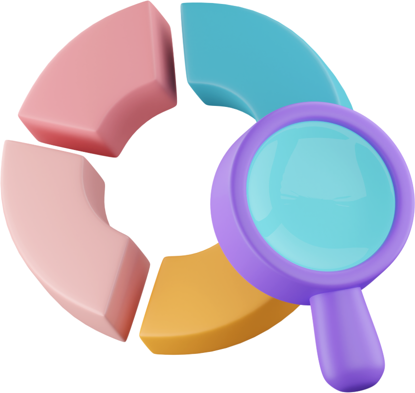 pie chart microscope